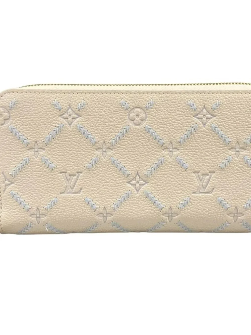 LOUIS VUITTON Zippy Wallet Quartz Couture RFID : confirmed Long Wallet